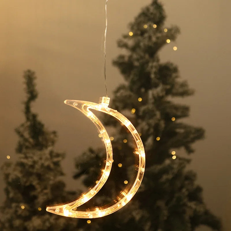 Karácsonyi dekorációs lámpák – felakasztható és tapadókorongos világítás