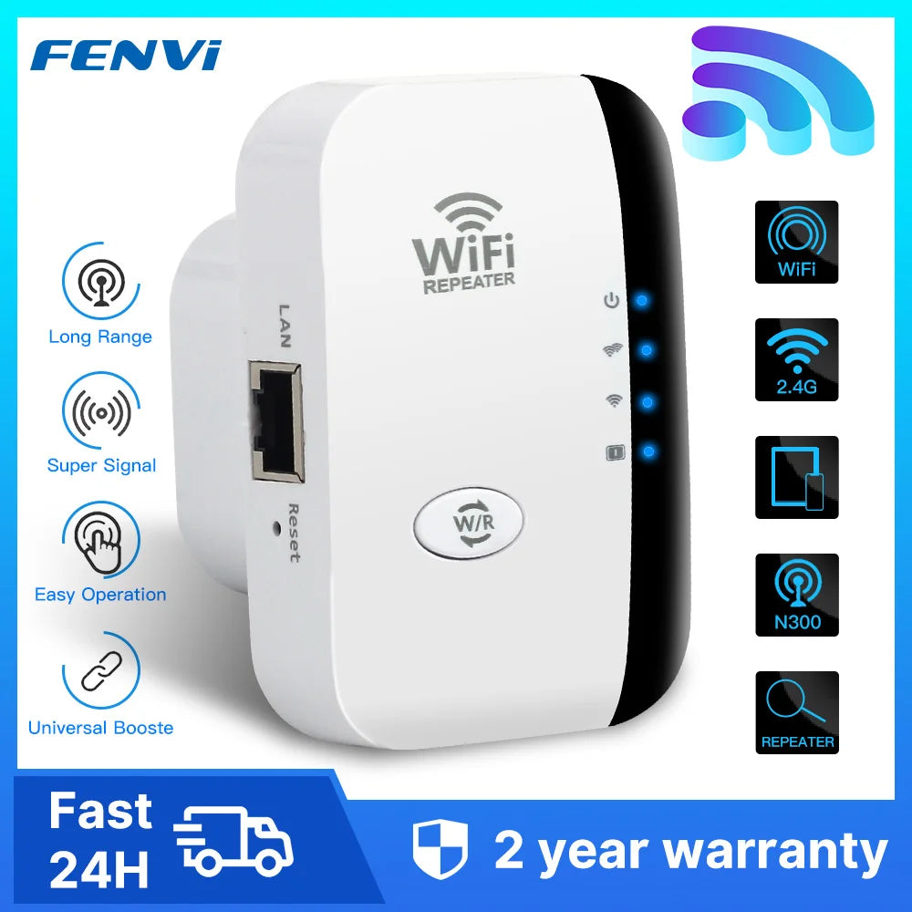 FENVI 300 Mbps vezeték nélküli WiFi jelerősítő és hatótávnövelő