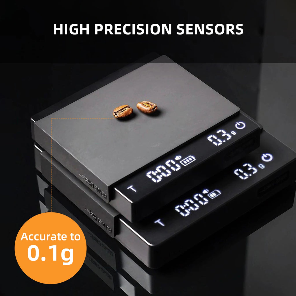 MHW-3BOMBER Digitális Konyhai Kávémérleg – 2000 g / 0,1 g, Precíz, Újratölthető