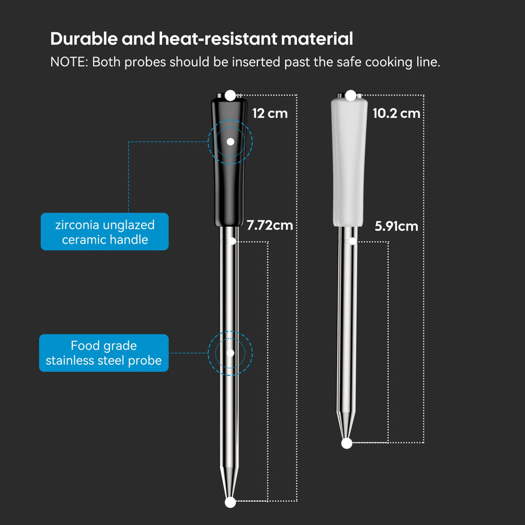 Okos Bluetooth BBQ Hús Hőmérő – Precíz Ételhőmérséklet Mérő
