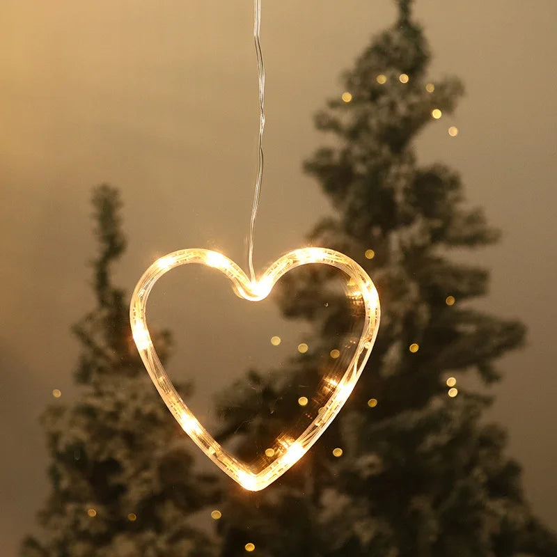 Karácsonyi dekorációs lámpák – felakasztható és tapadókorongos világítás