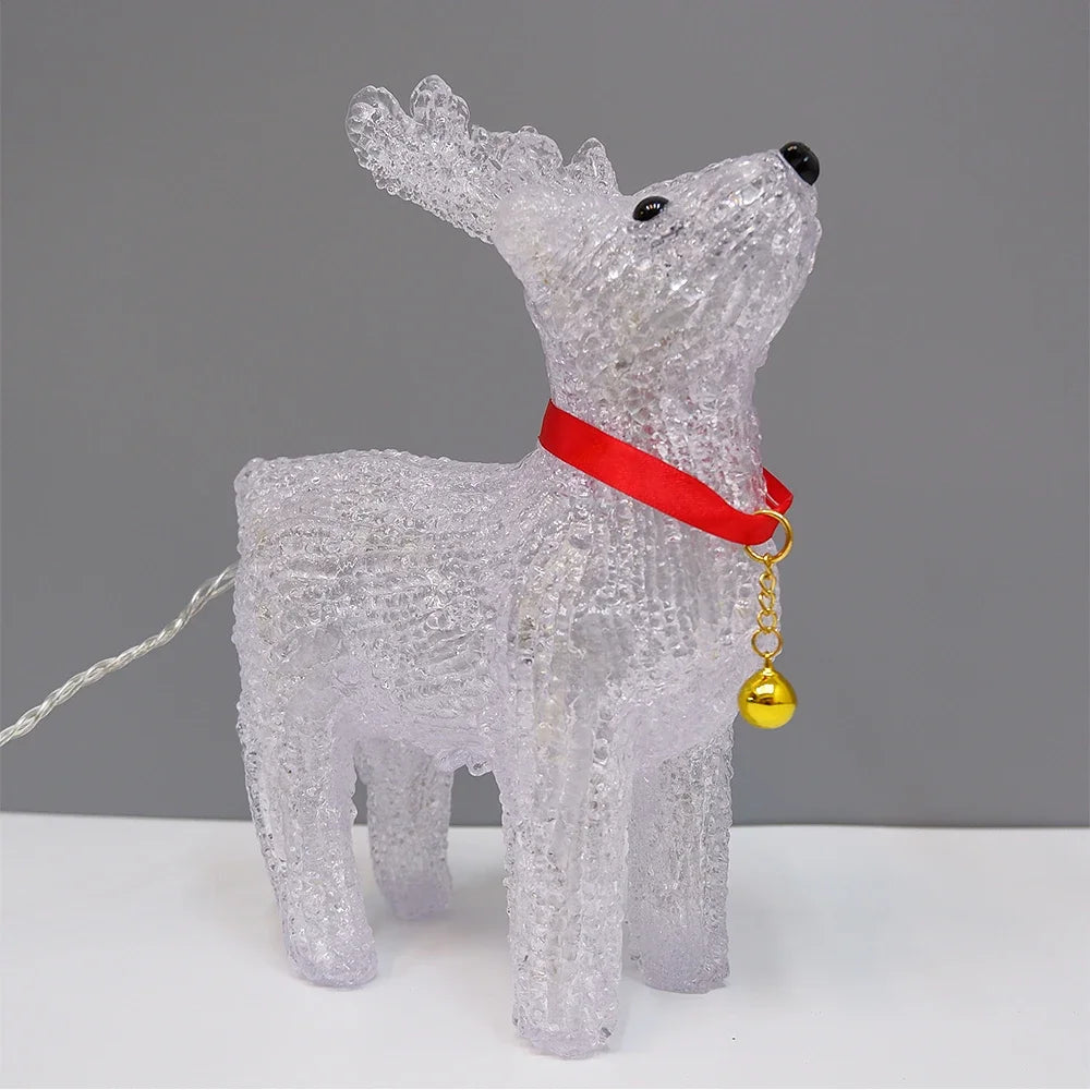 Karácsonyi LED-es figura – Mikulás, hóember vagy rénszarvas